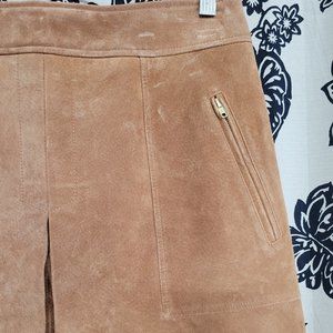 COPY - LOFT 100% Leather Suede Skirt Size 6